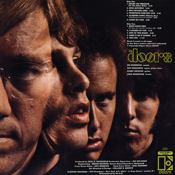 The Doors - The Doors (LP, Album, Mono, RE, RM, 180)