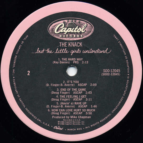 The Knack (3) - ...But The Little Girls Understand (LP, Album, Los)