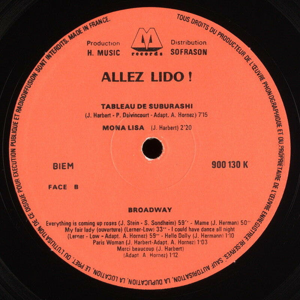 Alice & Ellen Kessler - Allez Lido ! (LP, Album)