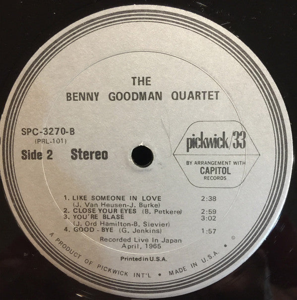 Benny Goodman And His Orchestra & Quartet* - Let's Dance (LP)