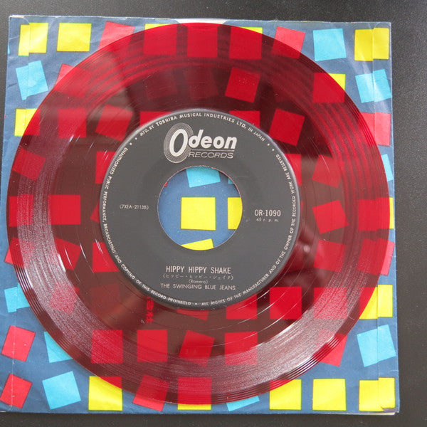 The Swinging Blue Jeans - Hippy Hippy Shake (7"", Single, Red)