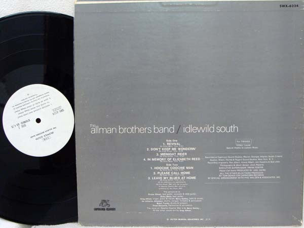 Allman Brothers Band* - Idlewild South (LP, Album, Promo, RE)