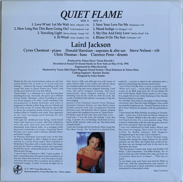 Laird Jackson - Quiet Flame (LP, Album)