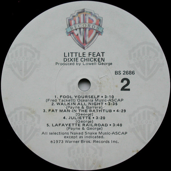 Little Feat - Dixie Chicken (LP, Album, RP)