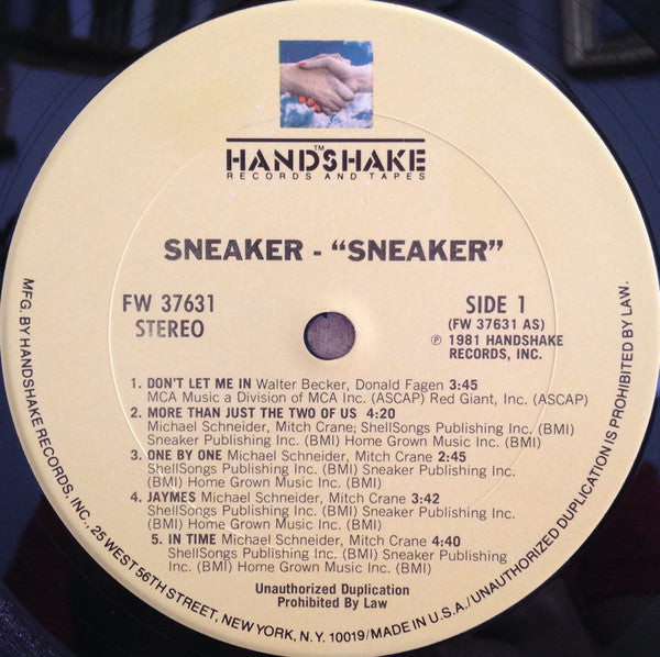 Sneaker - Sneaker (LP, Album)