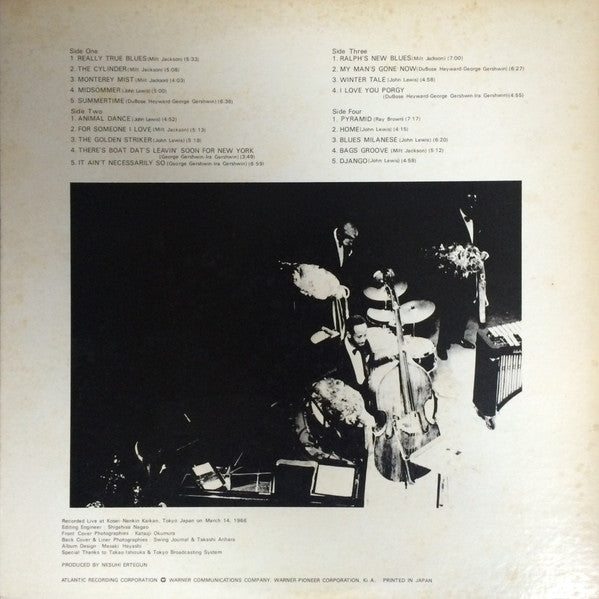 The Modern Jazz Quartet - Concert In Japan '66(2xLP, Album, Mono, Gat)