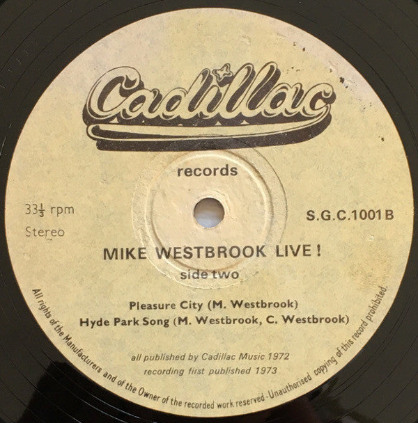Mike Westbrook - Live (LP, Album)