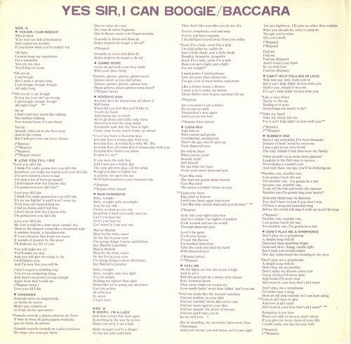 Baccara - Yes Sir, I Can Boogie (LP, Album)