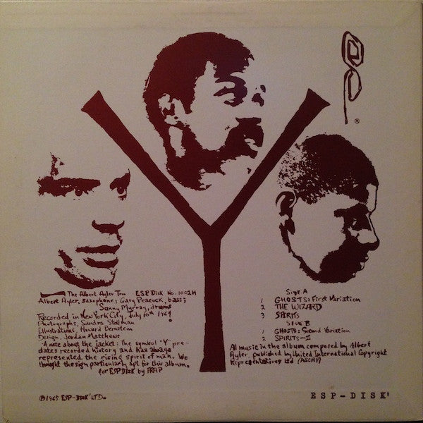 Albert Ayler Trio - Spiritual Unity (LP, Album, RE)