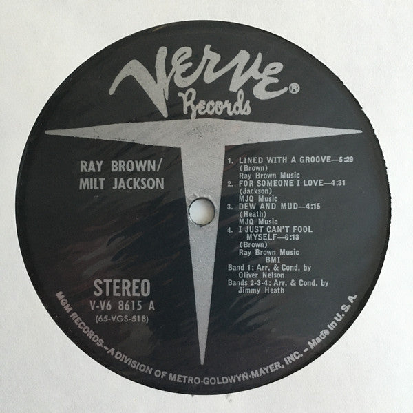 Ray Brown / Milt Jackson - Ray Brown / Milt Jackson (LP, Album)