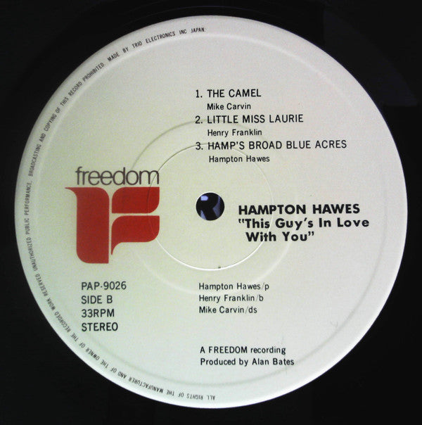 Hampton Hawes - This Guy's In Love With You (LP, Album, RE)