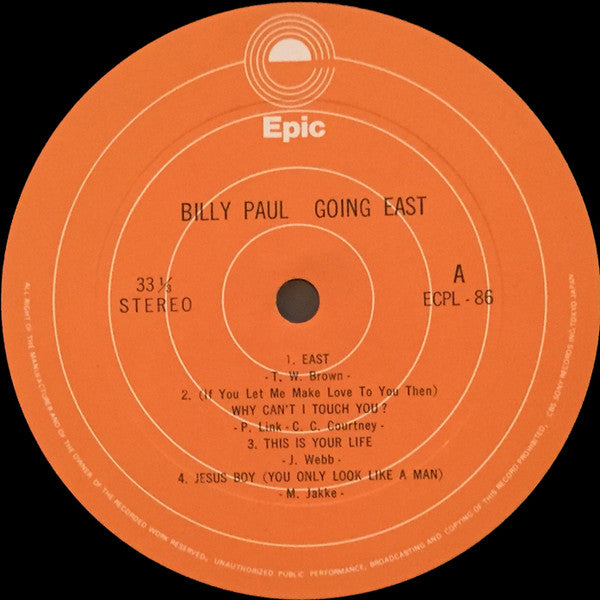 Billy Paul - Going East (LP, Album)