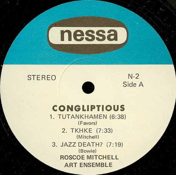 The Roscoe Mitchell Art Ensemble - Congliptious (LP, Album)