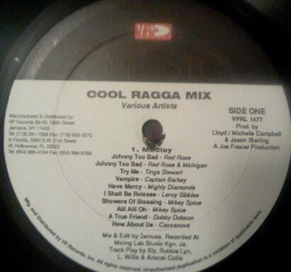 Various - Cool Ragga Mix (LP, Comp, P/Mixed)