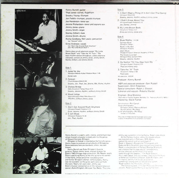 Kenny Burrell - Ellington Is Forever (2xLP, Album)