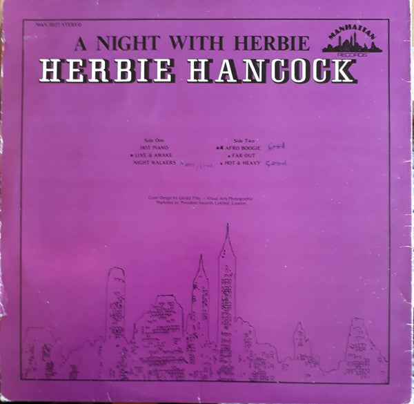 Herbie Hancock - A Night With Herbie Hancock (LP)
