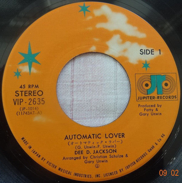 Dee D. Jackson - Automatic Lover (7"", Single)
