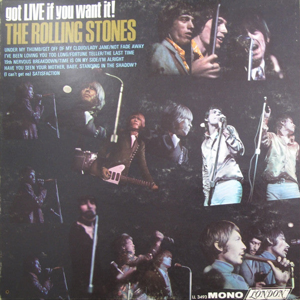 The Rolling Stones - Got Live If You Want It! (LP, Album, Mono, Mon)