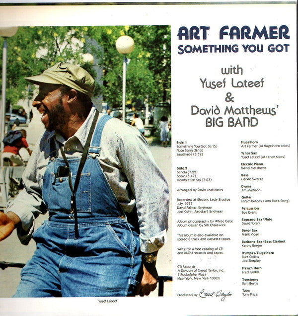 Art Farmer - Something You Got(LP, Album, Gat)