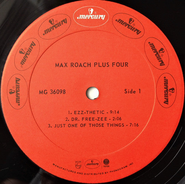 Max Roach - +4 (LP, Album, Mono, RE)