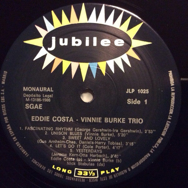 Eddie Costa - Vinnie Burke Trio - Eddie Costa - Vinnie Burke Trio(L...