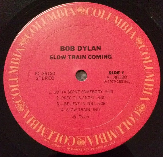Bob Dylan - Slow Train Coming (LP, Album, San)