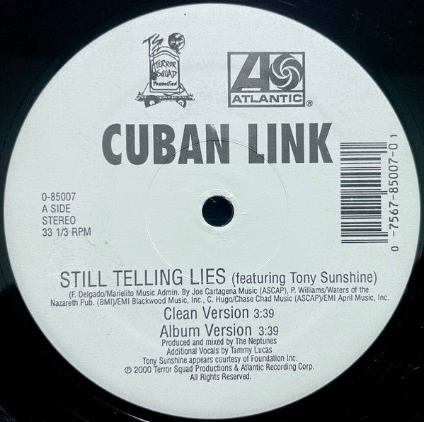 Cuban Link - Still Telling Lies (12"")