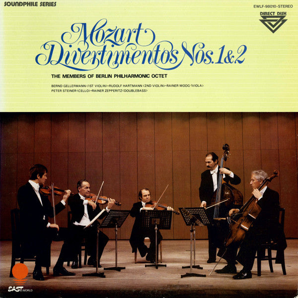 Wolfgang Amadeus Mozart - Divertimentos Nos. 1 & 2(LP, Album, Dir)