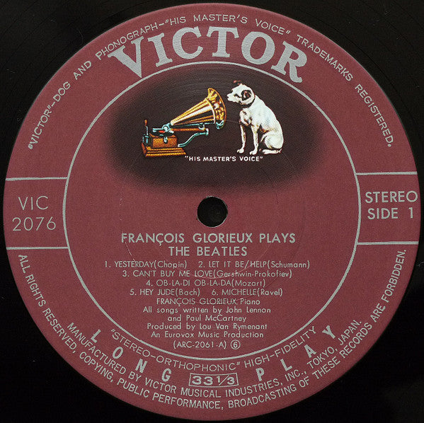 François Glorieux - François Glorieux Plays The Beatles (LP, Album)