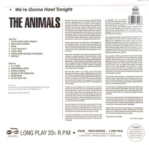The Animals - We're Gonna Howl Tonight (LP, RSD, Comp, Mono)