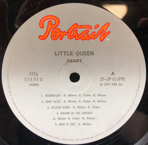 Heart - Little Queen (LP, Album, RE)