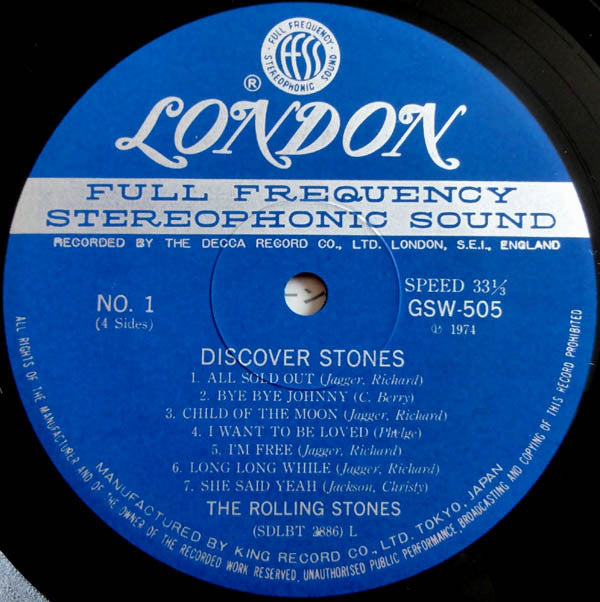The Rolling Stones - Discover Stones (2xLP, Comp)