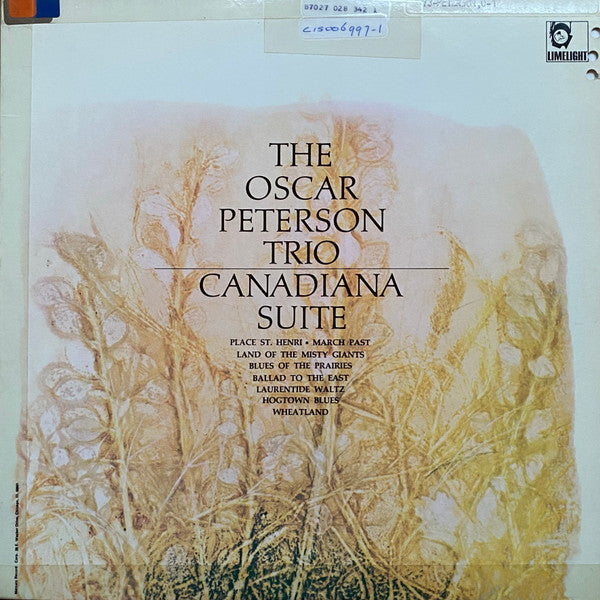 The Oscar Peterson Trio - Canadiana Suite (LP, Album)
