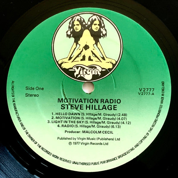 Steve Hillage - Motivation Radio (LP, Album)