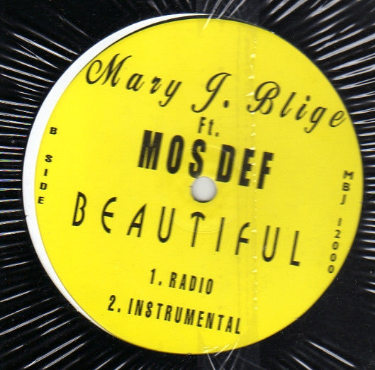 Mary J. Blige Ft. Mos Def - Beautiful (12"", M/Print, Unofficial)