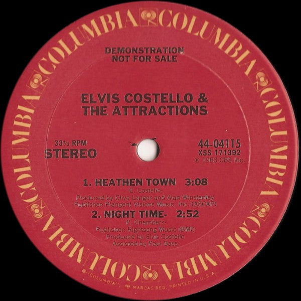 Elvis Costello & The Attractions - Everyday I Write The Book(12", S...