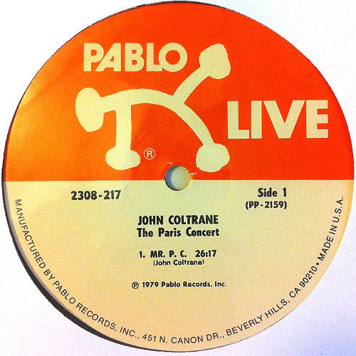 John Coltrane - The Paris Concert (LP, Album)