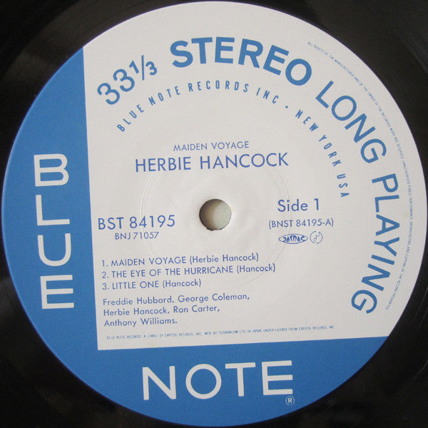 Herbie Hancock - Maiden Voyage (LP, Album, RE)