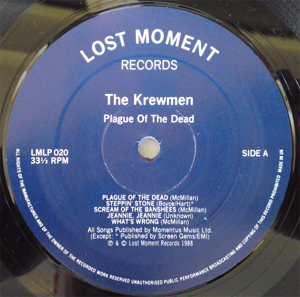 The Krewmen - Plague Of The Dead (LP, Album)