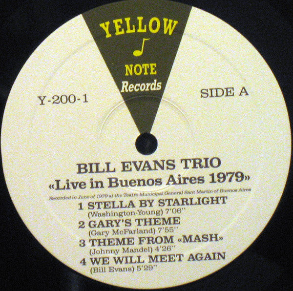 The Bill Evans Trio - Live In Buenos Aires 1979(2xLP, Album, Unoffi...