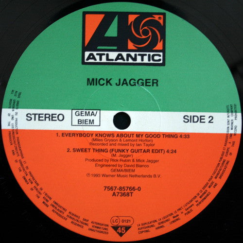 Mick Jagger - Don’t Tear Me Up (12"", Maxi)