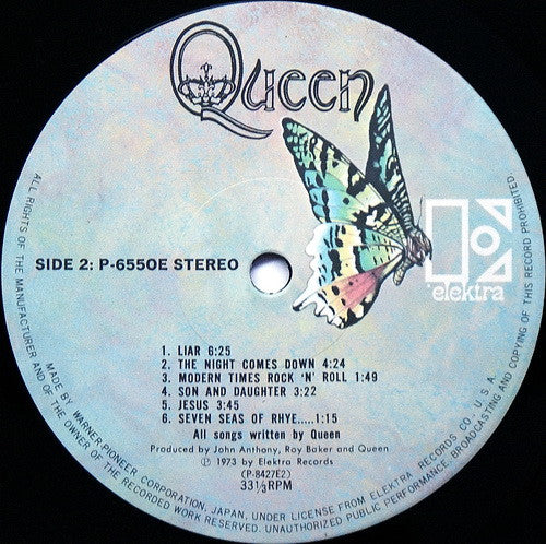 Queen - Queen (LP, Album, RE)