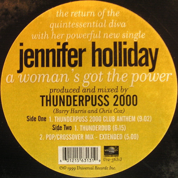 Jennifer Holliday - A Woman's Got The Power (12"")
