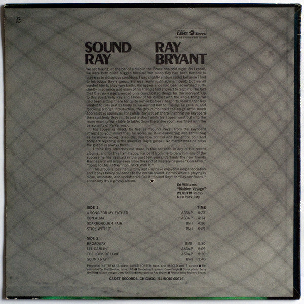 Ray Bryant - Sound Ray (LP, Album)