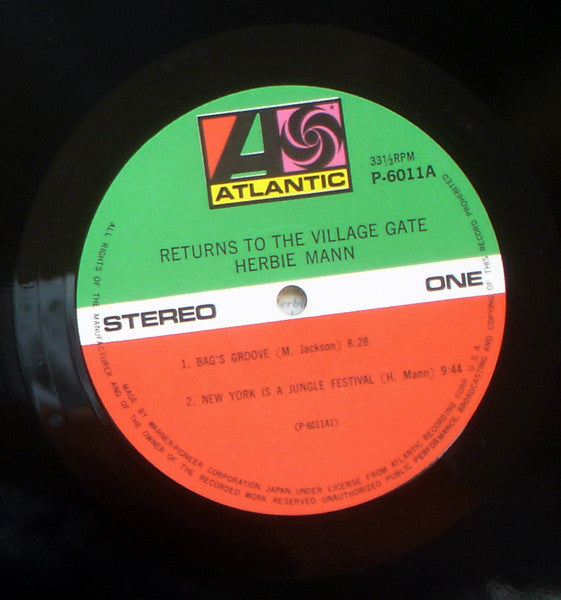 Herbie Mann - Herbie Mann Returns To The Village Gate (LP, Album, RE)