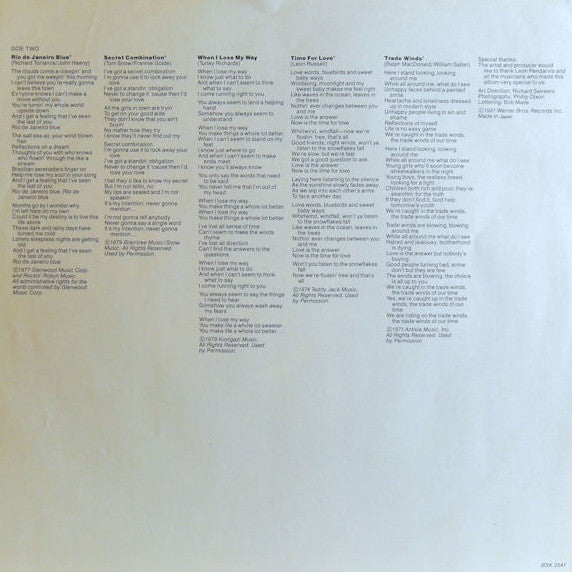 Randy Crawford - Secret Combination (LP, Album)