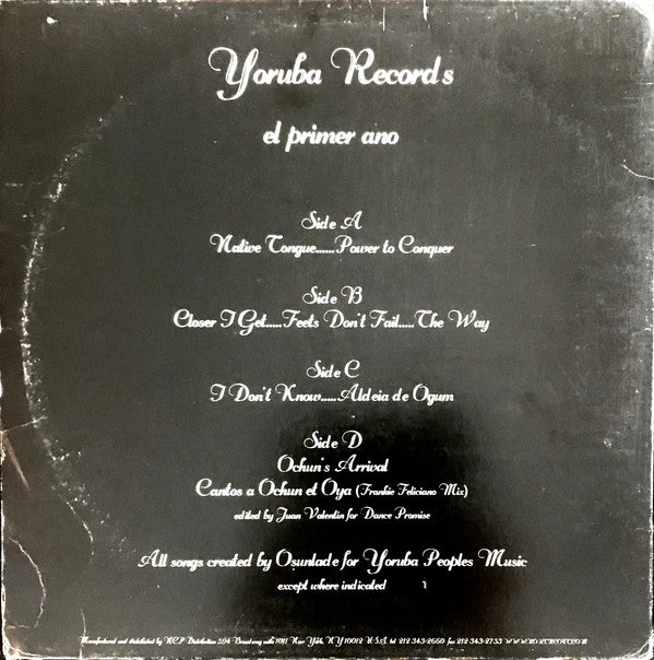 Osunlade - Yoruba Records (El Primer Ano) (2x12"", Comp)