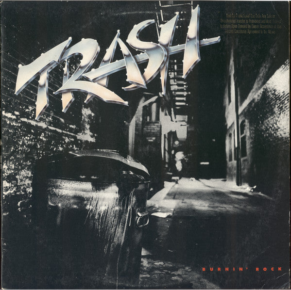 Trash (8) - Burnin' Rock (LP, Album, All)