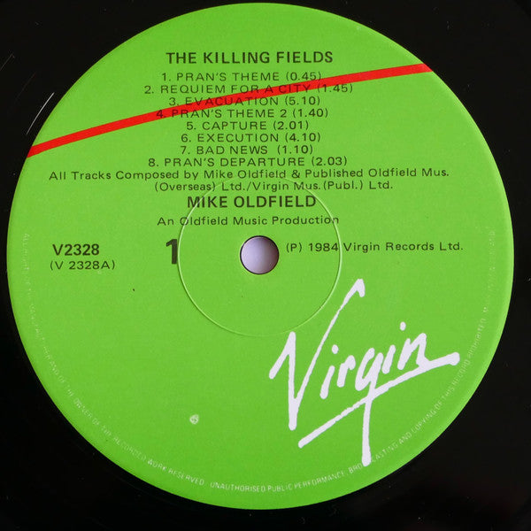 Mike Oldfield - The Killing Fields (Original Film Soundtrack)(LP, A...