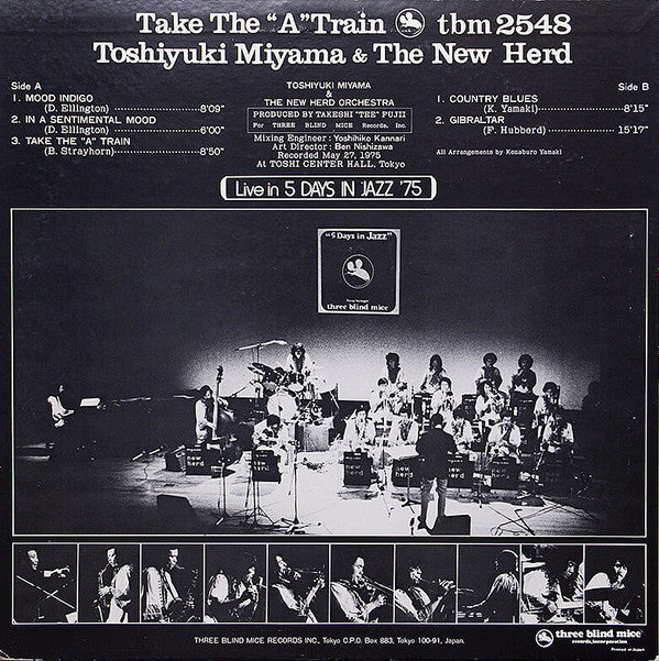 Toshiyuki Miyama & The New Herd - Take The ""A"" Train (LP, Album, RE)